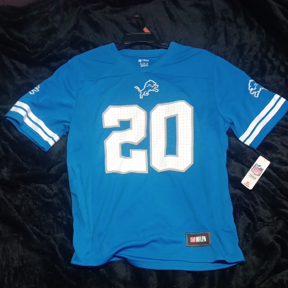 Sanders Detroit Lions #20 Blue NFL Jersey - Official Team Shirt